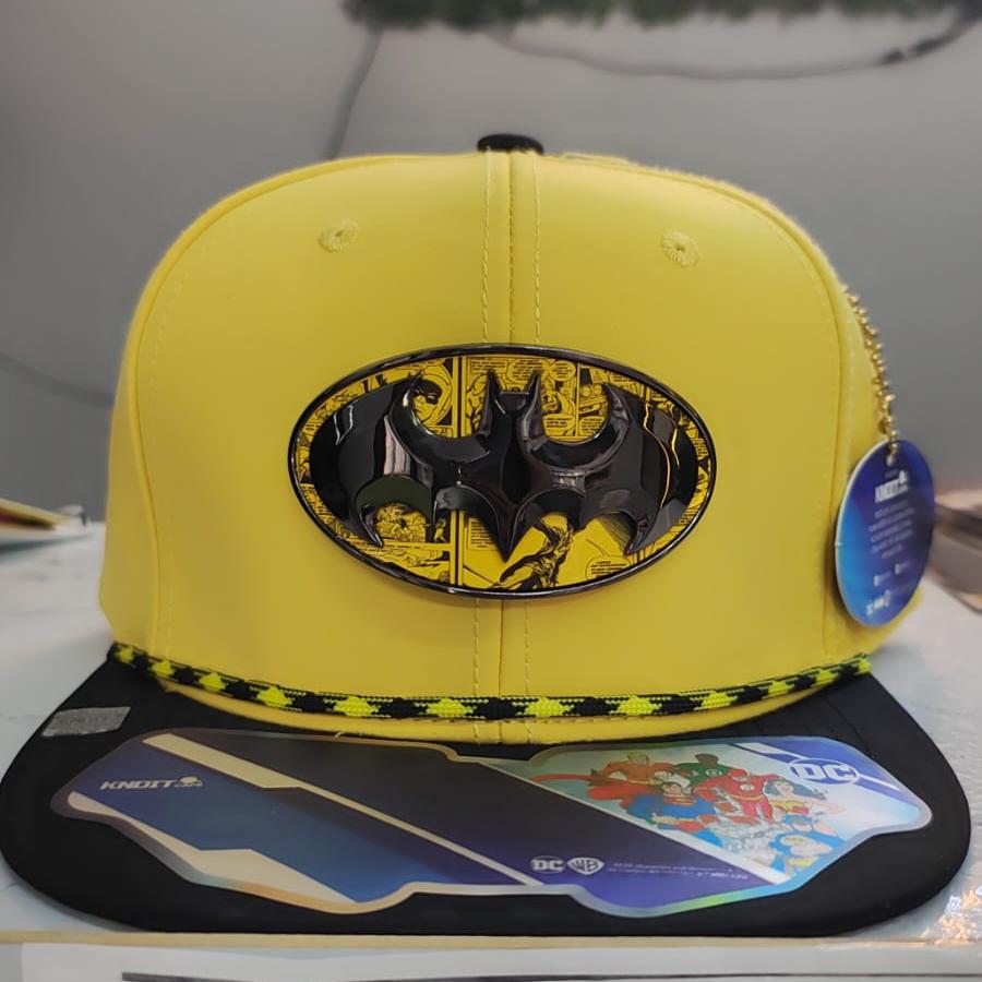 Gorra amarilla de Batman con Logo Amarrillo 